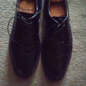 Allen Edmonds dress shoes with shoe trees